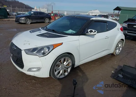 2013 Hyundai Veloster Base W/Gray из США, поврежденный, VIN KMHTC6ADXDU172829
